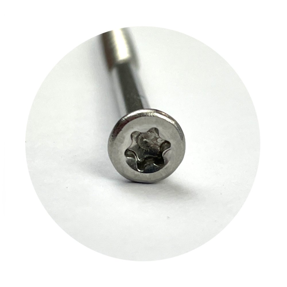 Terasiniai medsraigčiai FASTSHIFTER, 4,3 x 56 mm, A2 nerūd. plieno, 200 vnt.