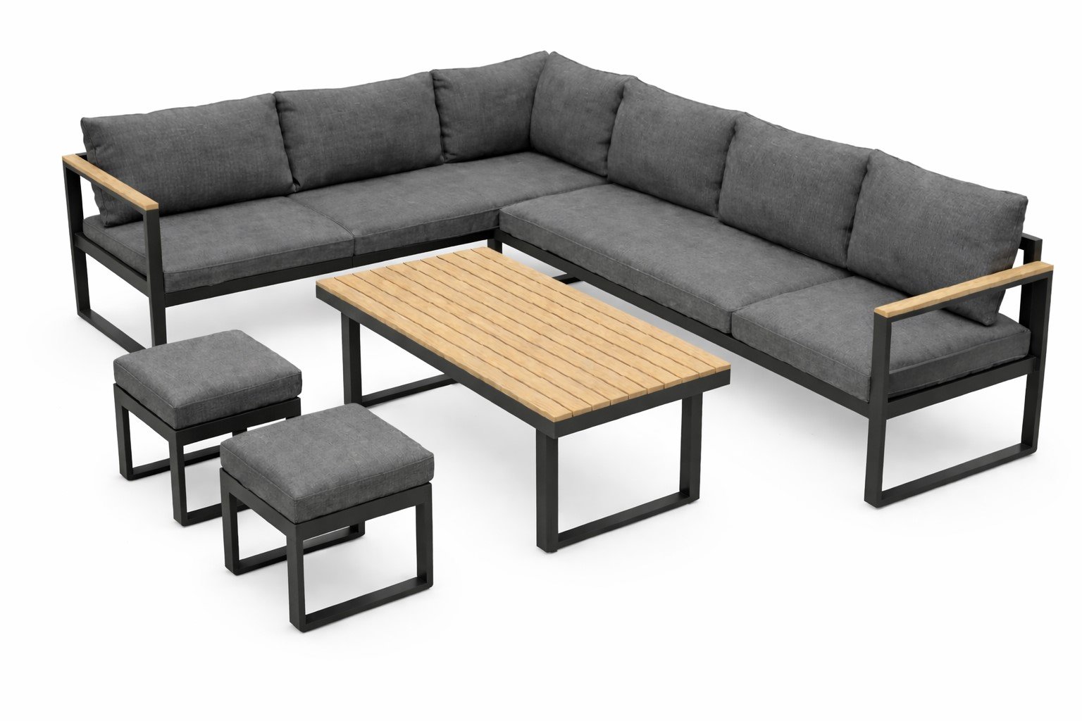 Lauko baldų komplektas NOVELLY HOME Brenta XT7073, aliuminis