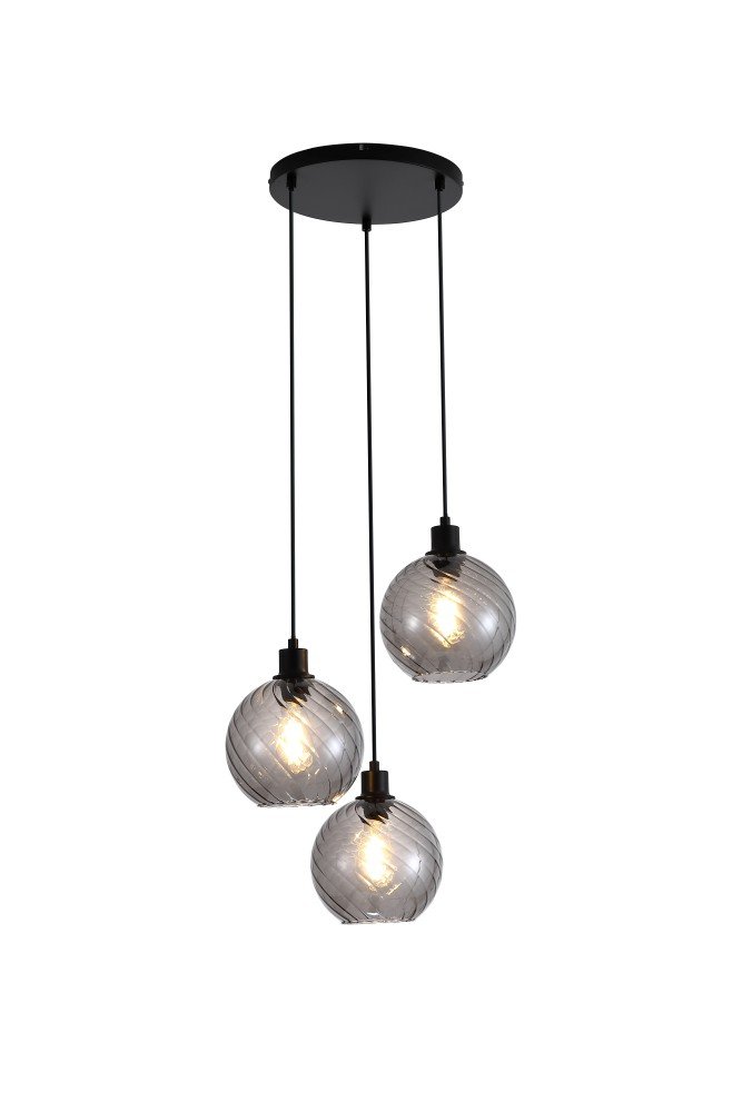 Pakabinamas šviestuvas SEARCHLIGHT Radiance, E27, 3 x 60W, 230V, 460 x 460 x 300 mm, maksimalus aukštis 1200 mm, 44520-3SM
