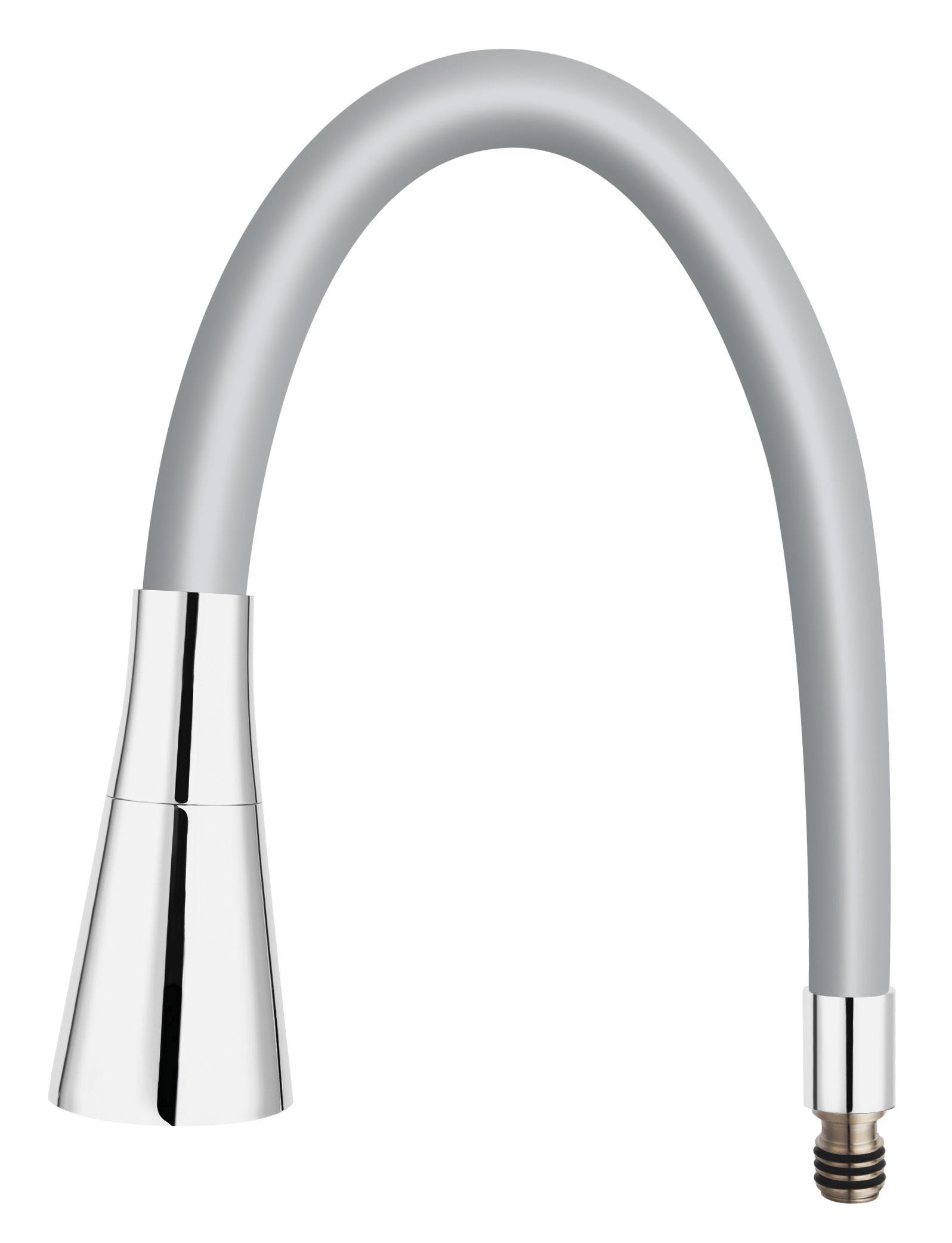 Snapas maišytuvui FERRO Elastico II, lankstus, pilkas, W101S-B