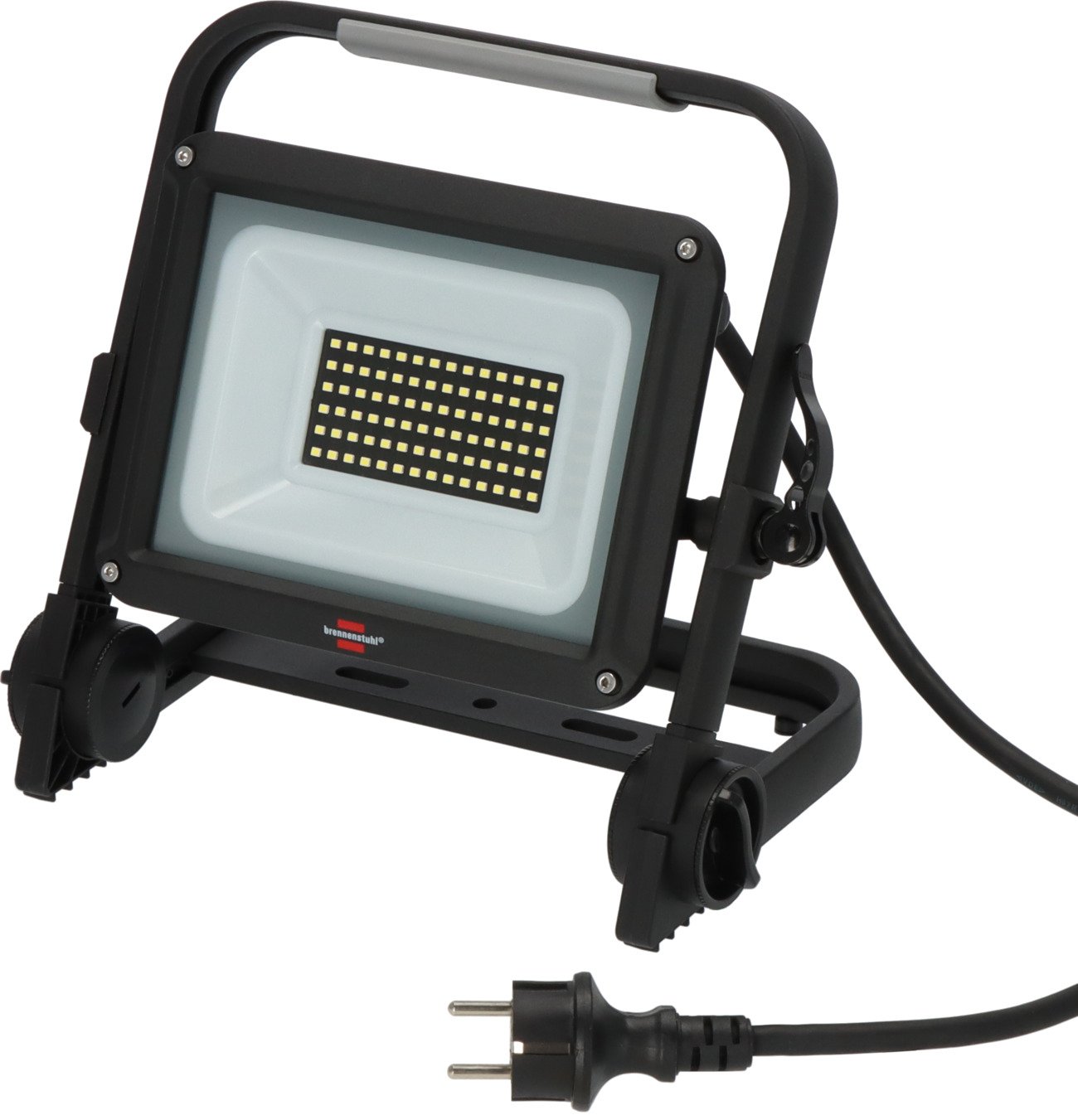 LED prožektorius BRENNENSHTUHL Jaro 7060 M, 50 W, 5800 lm, 6500 K, 220-240 V, IP65, IK08, laido ilgis 5m, pastatomas, juodos sp.