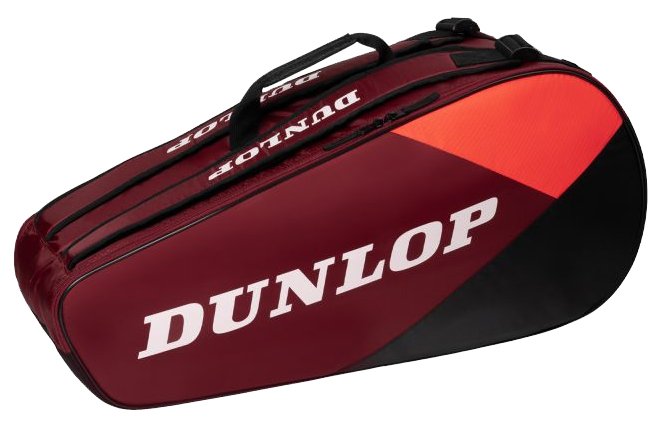 Krepšys tenisui DUNLOP CX CLUB 6, black/red