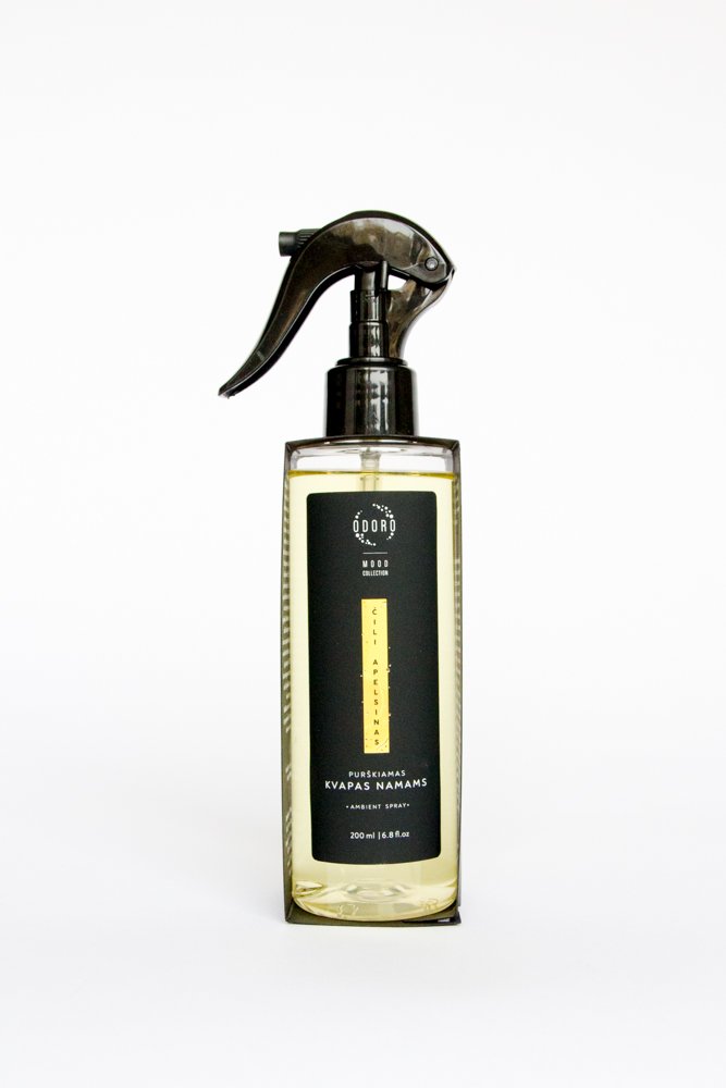 Purškiamas namų kvapas ODORO MOOD "Čili apelsinas", 200 ml