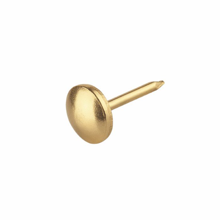 Dekoratyvinės vinys SUKI, 11 x 13 mm, žalvario sp., 30 vnt.