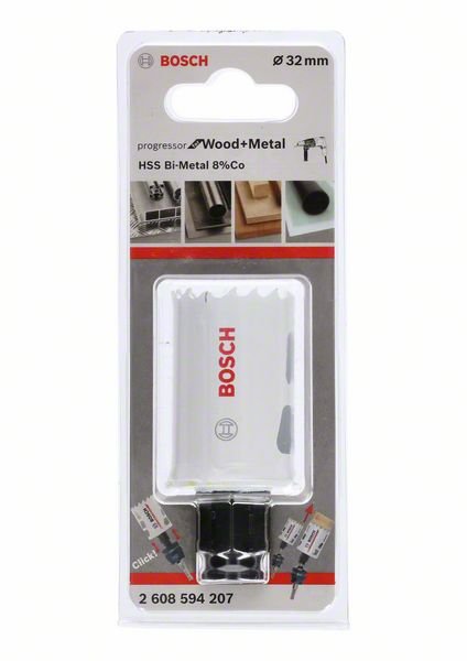 Grąžtas-karūna BOSCH Bi-metal Progressor, 32 mm
