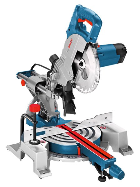 Elektrinės skersinio pjovimo staklės BOSCH Professional, GCM 80 SJ, diskas 216 mm, galia 1400 W