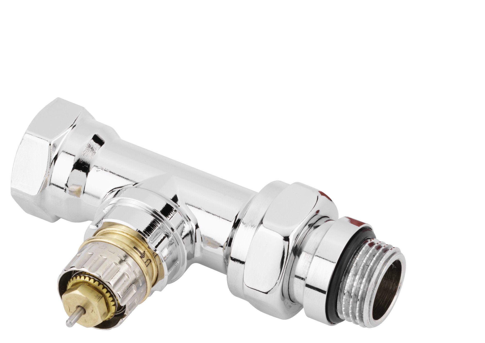 Radiatoriaus vožtuvas DANFOSS RA-NCX, DN15, chromuotas, tiesus, 013G4238
