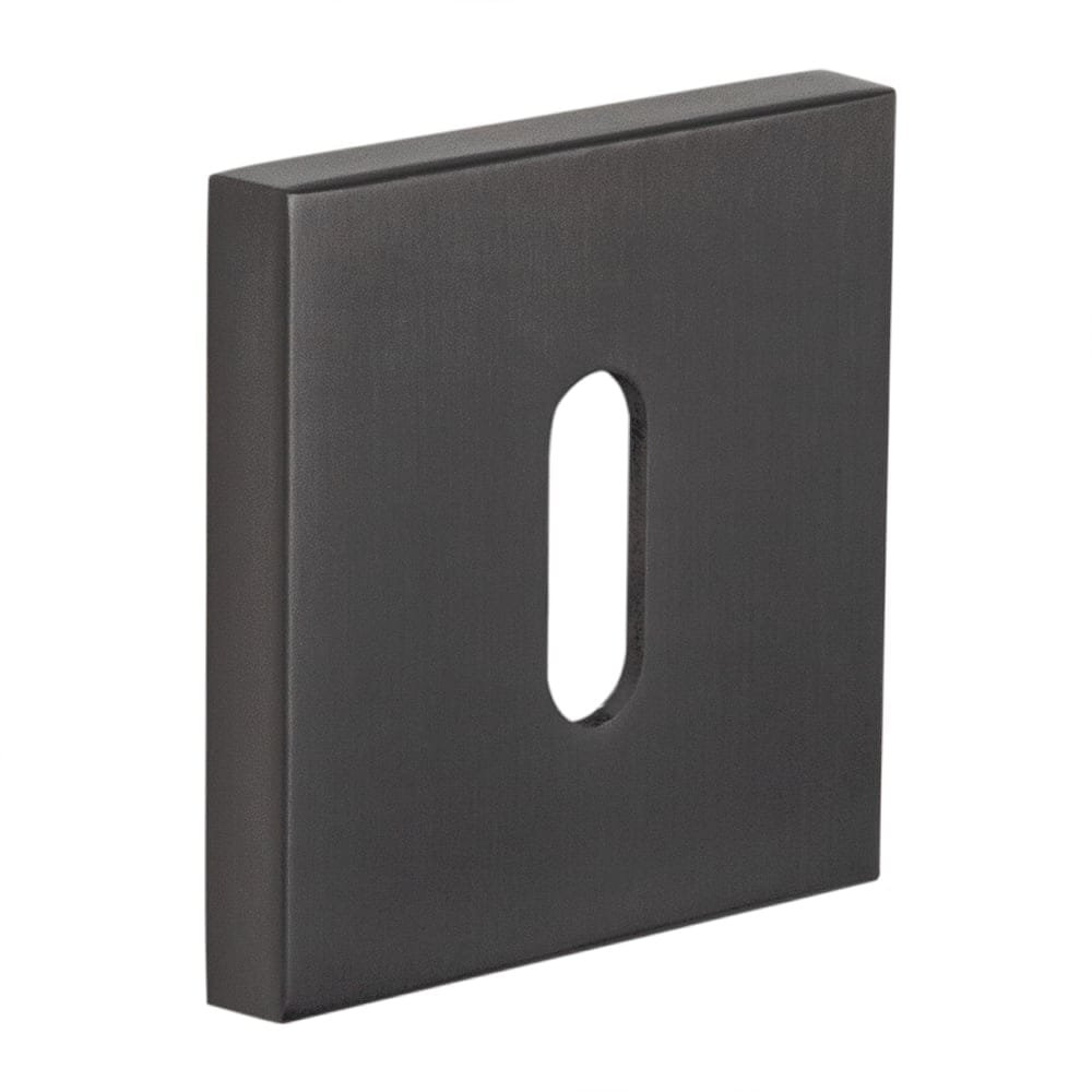 Durų apyraktė INOVO, SLIM 17, BB simboliniam raktui, grafito spalvos, kvadratas