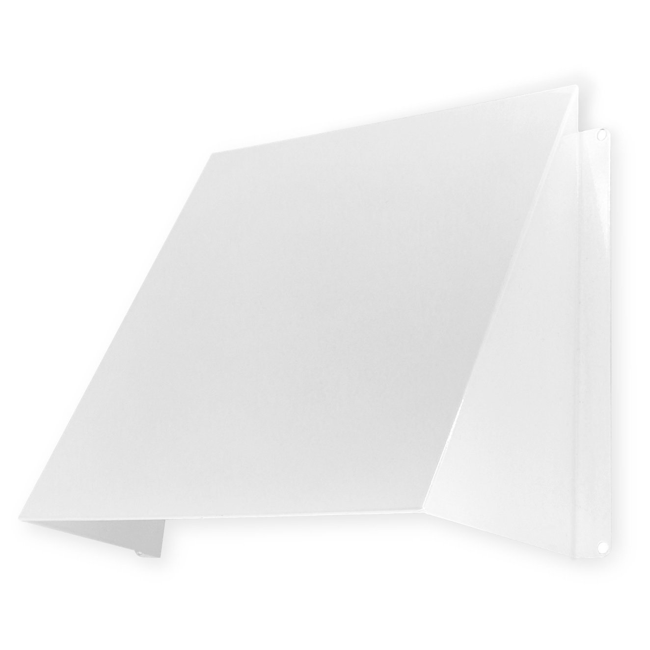 Oro angos dangtelis EUROPLAST LNM2020, 200 x 200 mm, baltas, metalinis