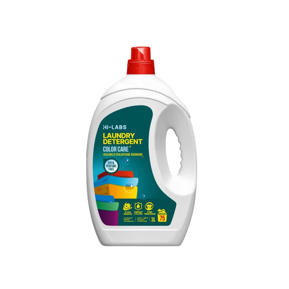 Skystas skalbiklis spalvotiems audiniams HI-LABS, 3 l