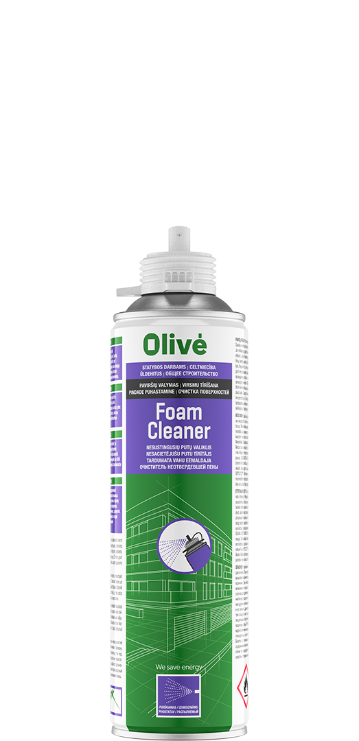 Nesustingusių putų valiklis Olive Foam Cleaner, 500 ml