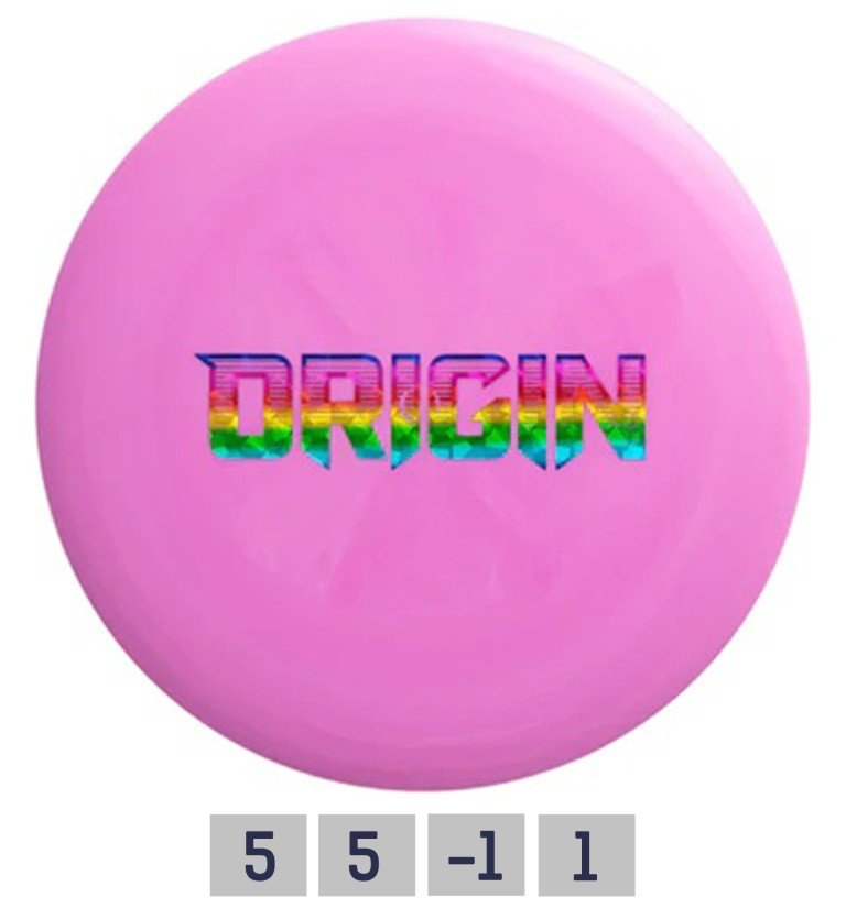 Diskgolfo diskas DISCMANIA NEO ORIGIN Barstamp, purple