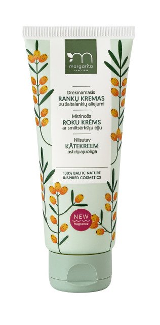 Rankų kremas MARGARITA, su šaltalankių aliejumi, 75 ml