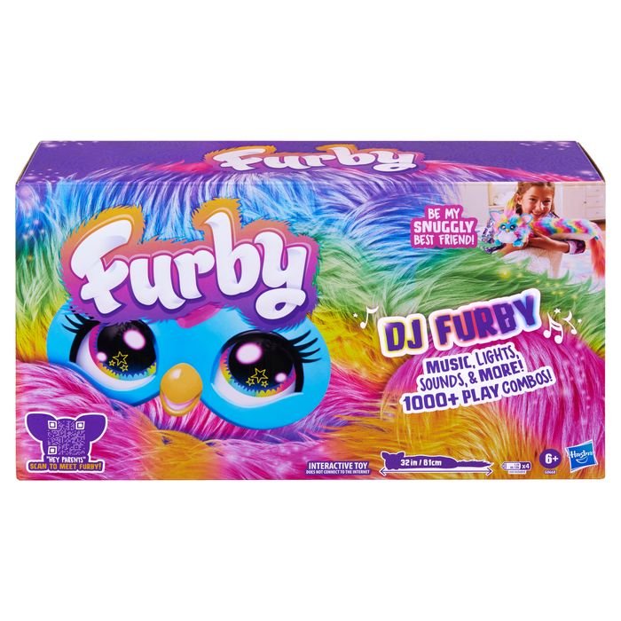 Interaktyvus pliušinis žaislas FURBY Has Fur, didžėjus