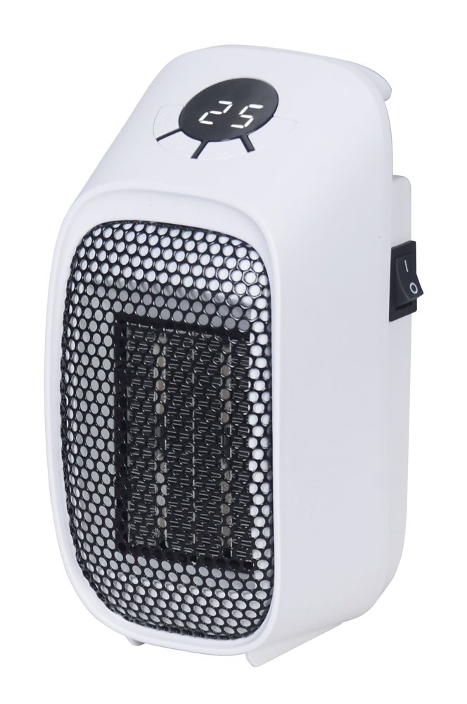 Keraminis kištukinis šildytuvas WARMTECH WTPIH400LED, 400W, 175 x 87 x 123 mm