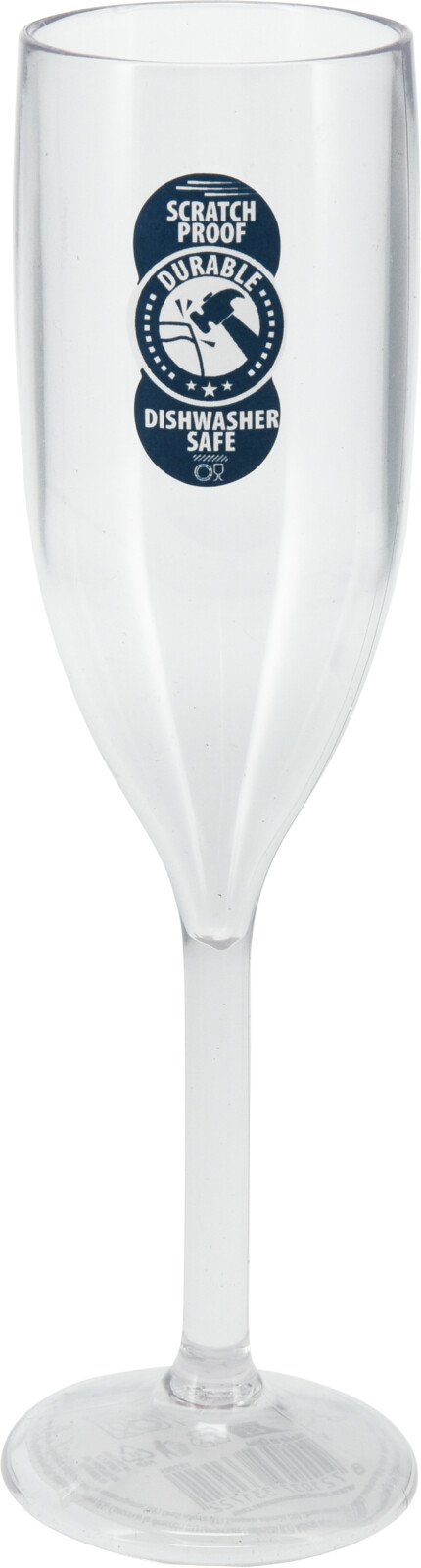 Taurė šampanui, 165 ml, plastikas