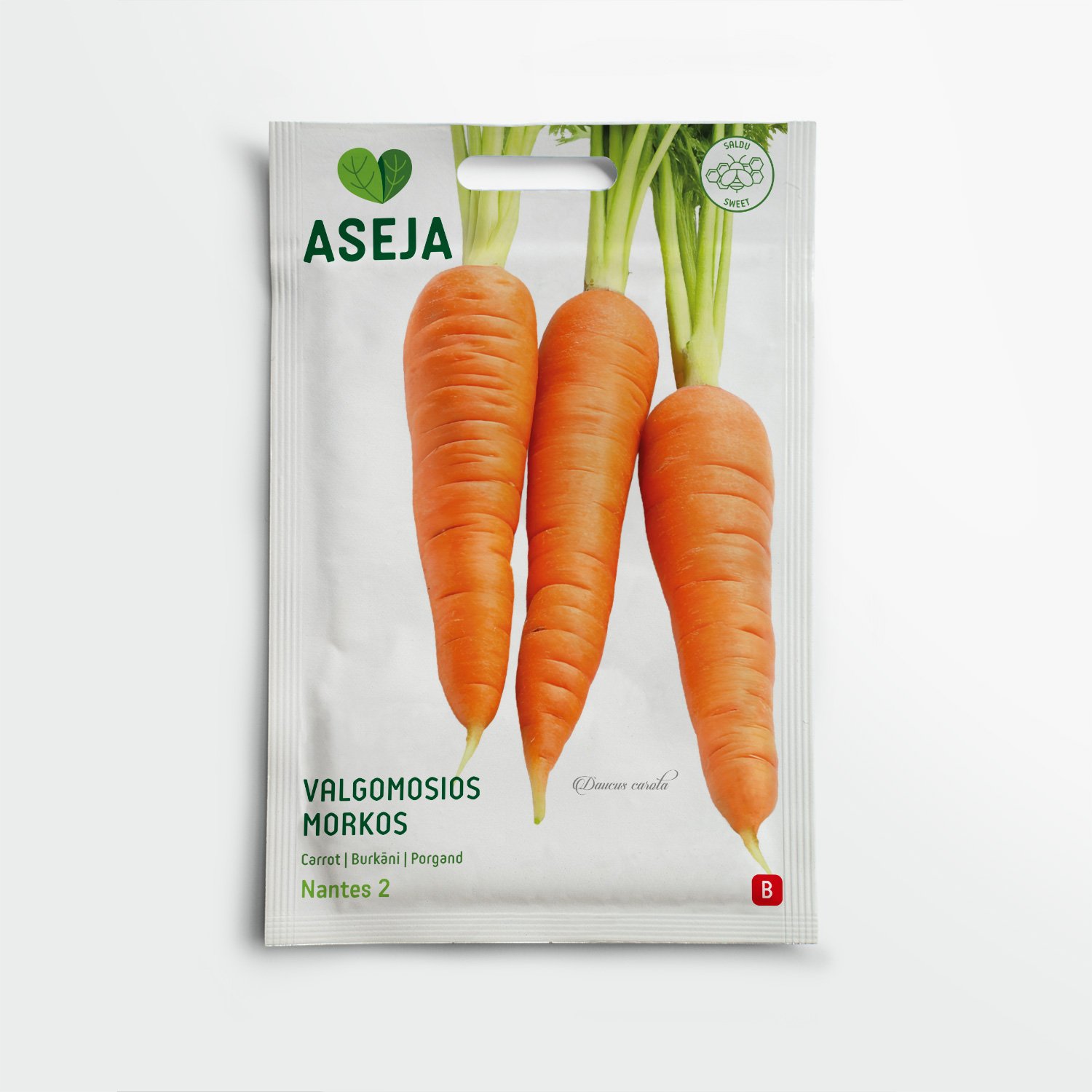 Valgomosios morkos (vasarinės) Nantes 2, ASEJA, 3 g, 20-0034 (B)