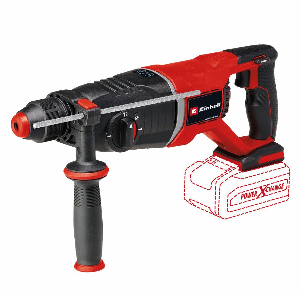 Profesionalius bešepetėlinis perforatorius EINHELL TP-HD 18/26, D Li BL Solo, 18 V, be akumuliatoriaus ir kroviklio