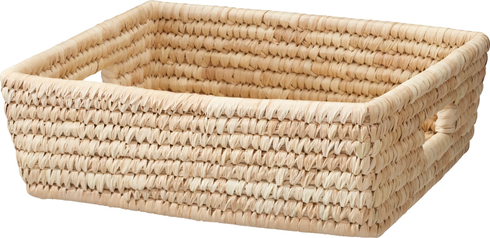 Krepšelis daiktų laikymui, pintas, 30 x 23 x 10 cm