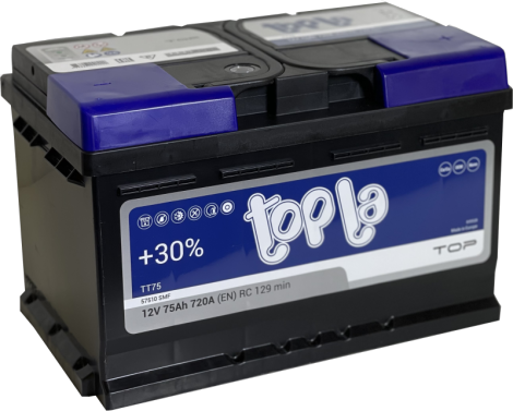 Akumuliatorius TOPLA TOP 12 V, 75 Ah, 720 A, EN