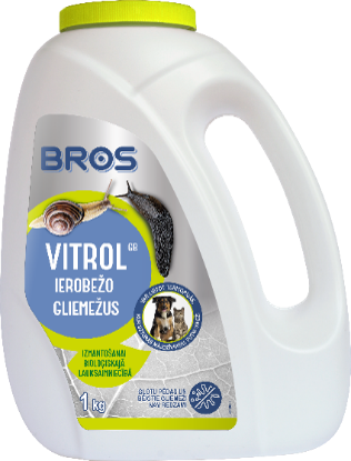 Priemonė nuo šliužų ir sraigių BROS Vitrol, 1 kg