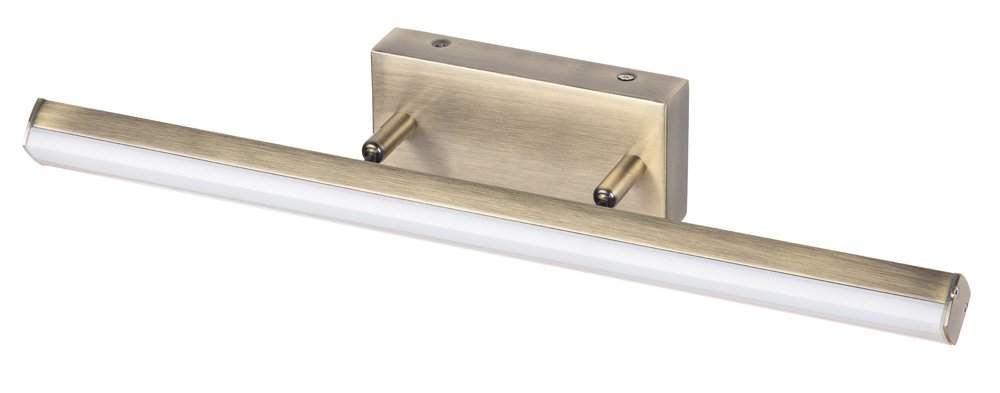 Sieninis veidrodžių ir paveikslų šviestuvas RABALUX Silas, LED, 18W, 230V 50Hz, 4000K, 1700 lm, IP44, metalinis, bronzos sp., 627 x 80 x 100 mm, 5729