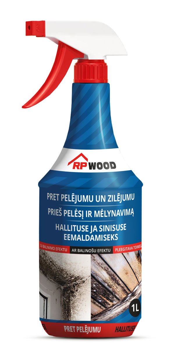 Valiklis RP WOOD, 1000 ml, prieš pelėsį ir mėlynavimą, su chloru