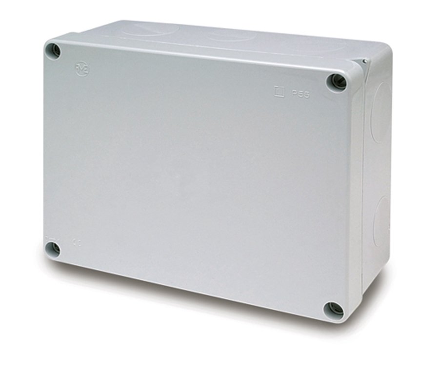 Montažinė dėžutė FAMATEL 3074, IP55, 225 x 175 x 85 mm, pilkos sp.