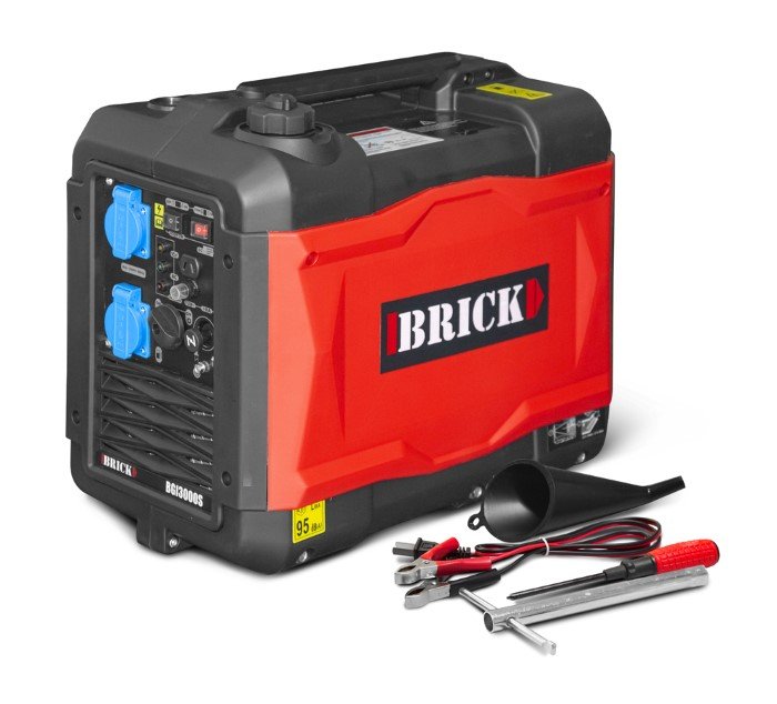 Benzininis inverterinis generatorius BRICK BGI3000S, nominali galia 2,6 kW, maksimali 3 kW