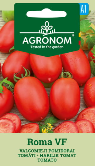 Daržovių sėklos, AGRONOM pomidorai valgomieji ROMA VF, 0,2 g.