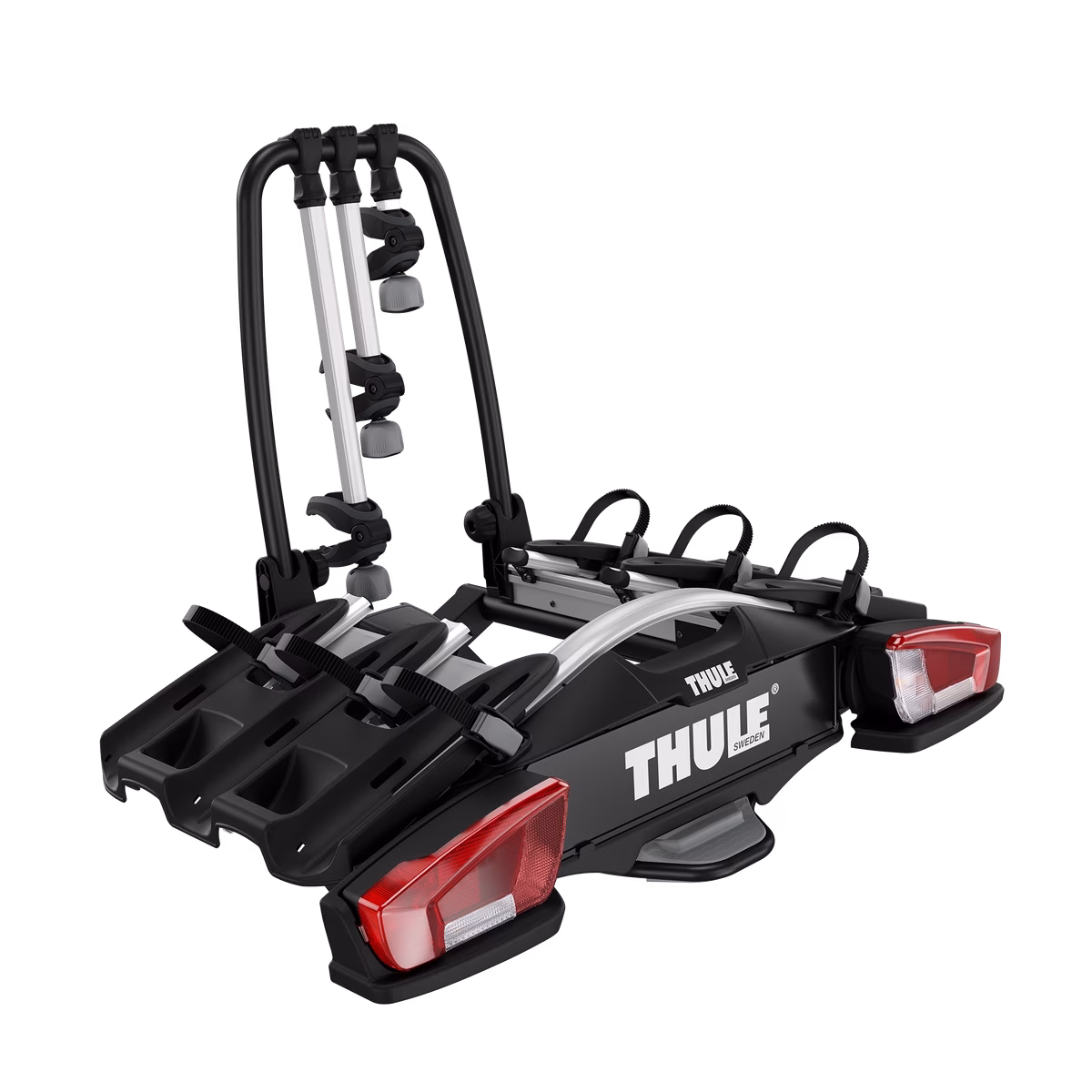 Automobilinis dviračių laikiklis THULE Velocompact, 3 dviračiams, ant kablio, 69-926
