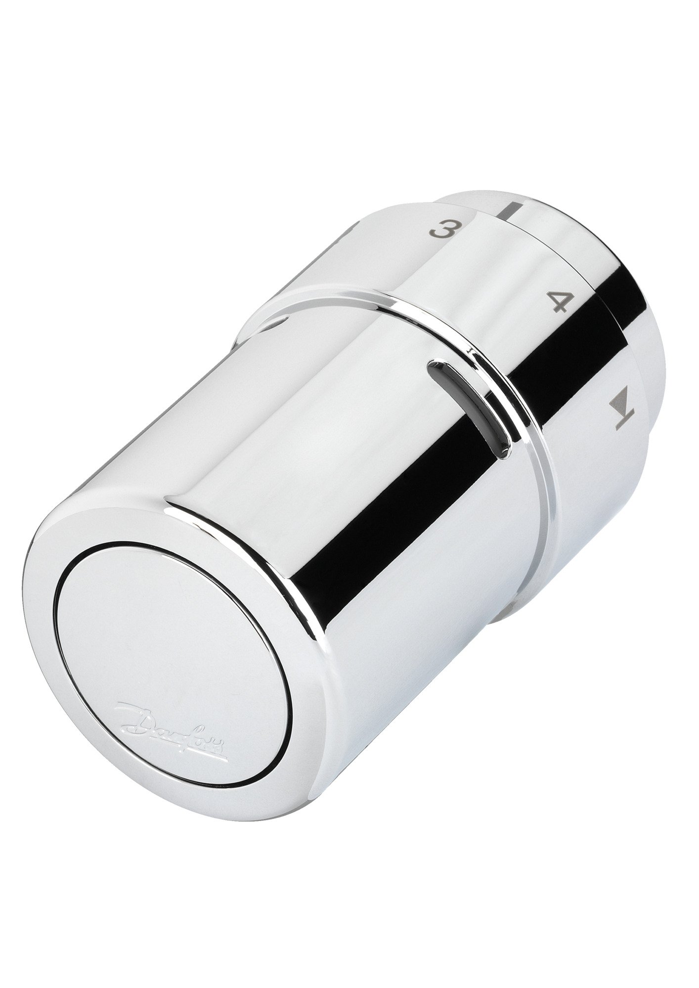 Grįžtamosios temperatūros ribojimo galvutė DANFOSS RTX, chromuota, 013G6190