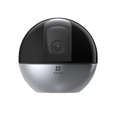 Išmanioji vidaus kamera EZVIZ Cs-E6, objektyvas 4.0 mm, raiška 5MP (2880x1620), Wi-Fi, SD lustas, IP20, pilkos sp.