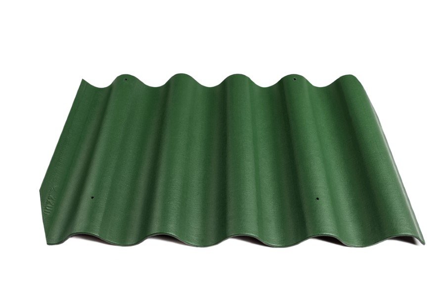 Banguotas lakštas ETERNIT Gotika L31, matmenys 585 x 920 mm, žalia spalva, 270996