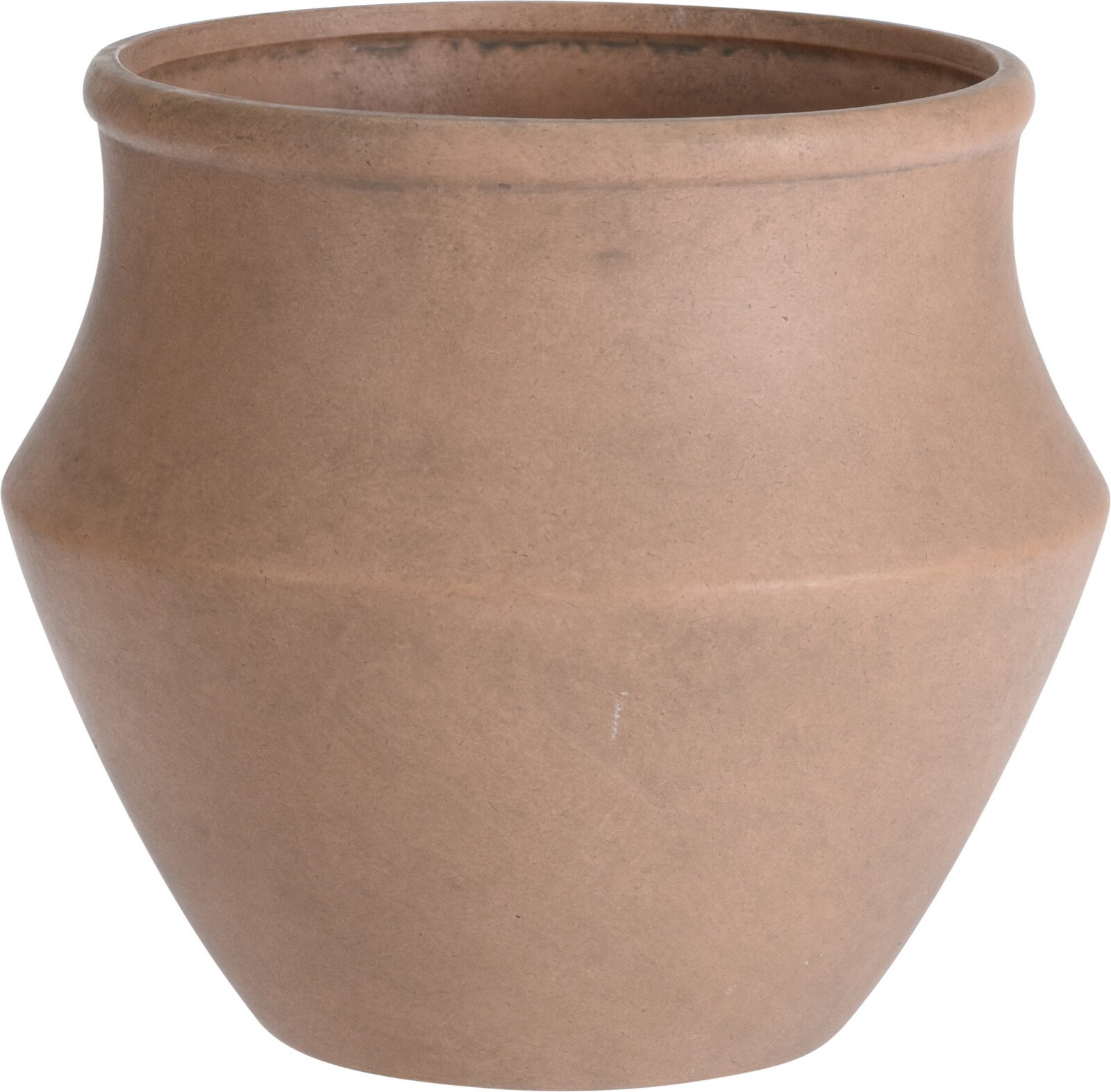 Keraminis lauko vazonas, terakotos sp., 21 x 21 x 18 cm.