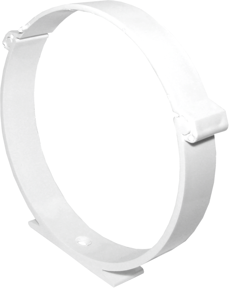 Laikiklis ortakiui PLASTIVENT, d125, ventiliacinis, plastikinis, baltas, 26P