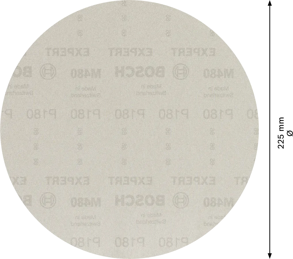 Šlifavimo tinklelis BOSCH, M 480, 225 mm, G180, 25 vnt.