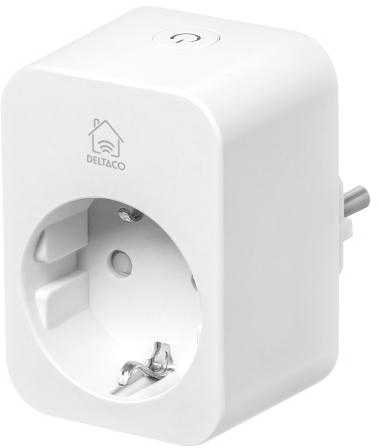 Išmanusis kištukinis lizdas DELTACO SMART HOME SH-P01E16, WiFi, valdomas su programėle, turi laikmačio funkciją
