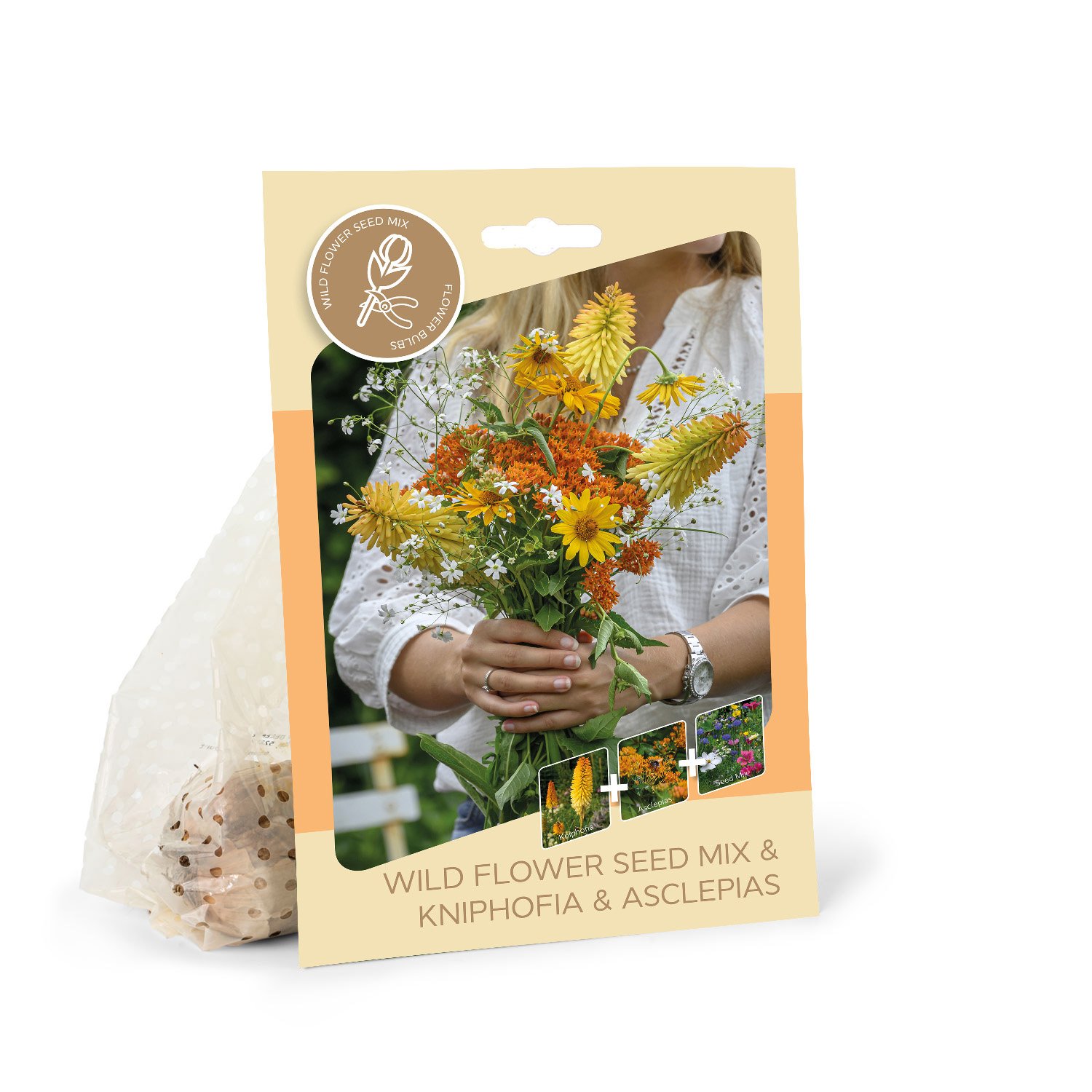 Knipofijos ir gumbinio klemačio svogūnėliai ASEJA Mix, 2 vnt., I, Bouquet, 87461201, (P)