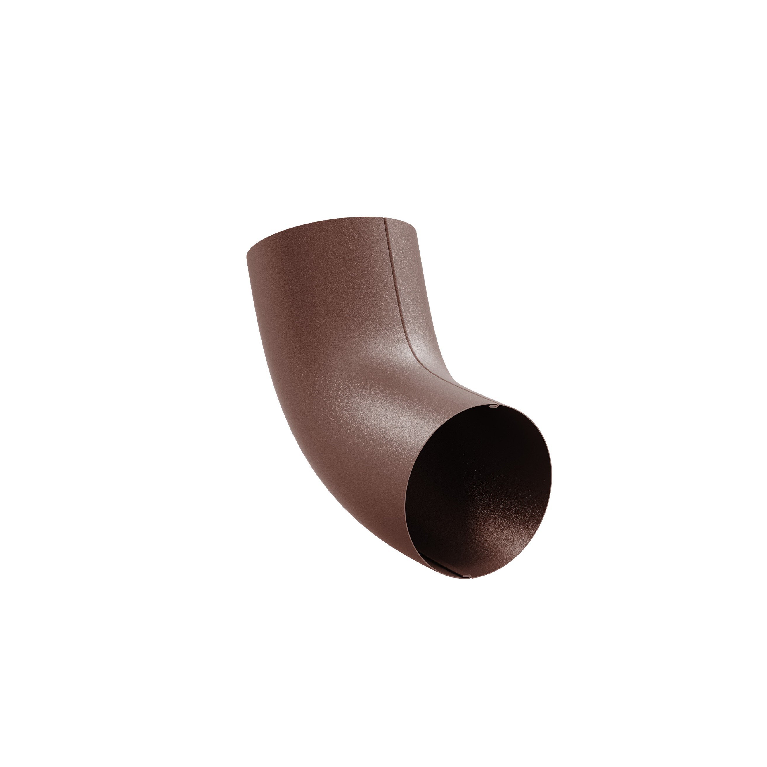 Alkūnė apatinė BILKA, skersmuo 90 mm, šokolado spalva, RAL8017, matinė