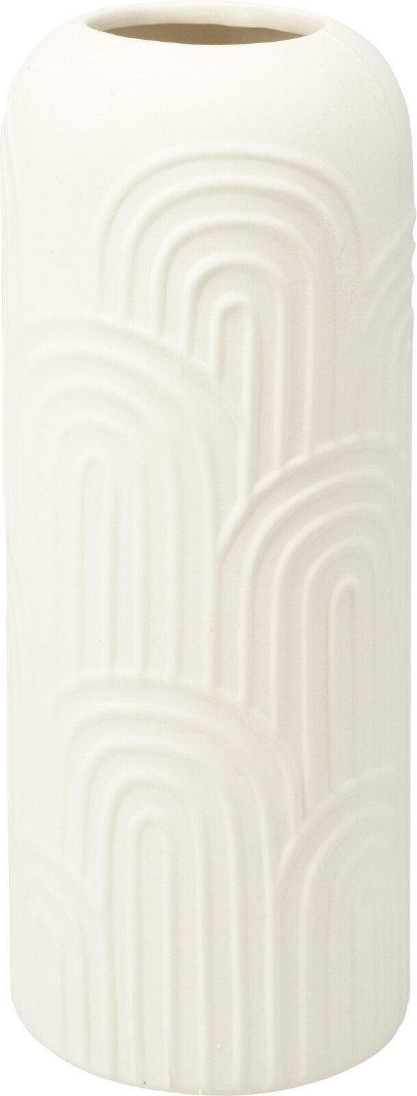 Vaza, matinė, baltos sp., 86 x 86 x 210 mm