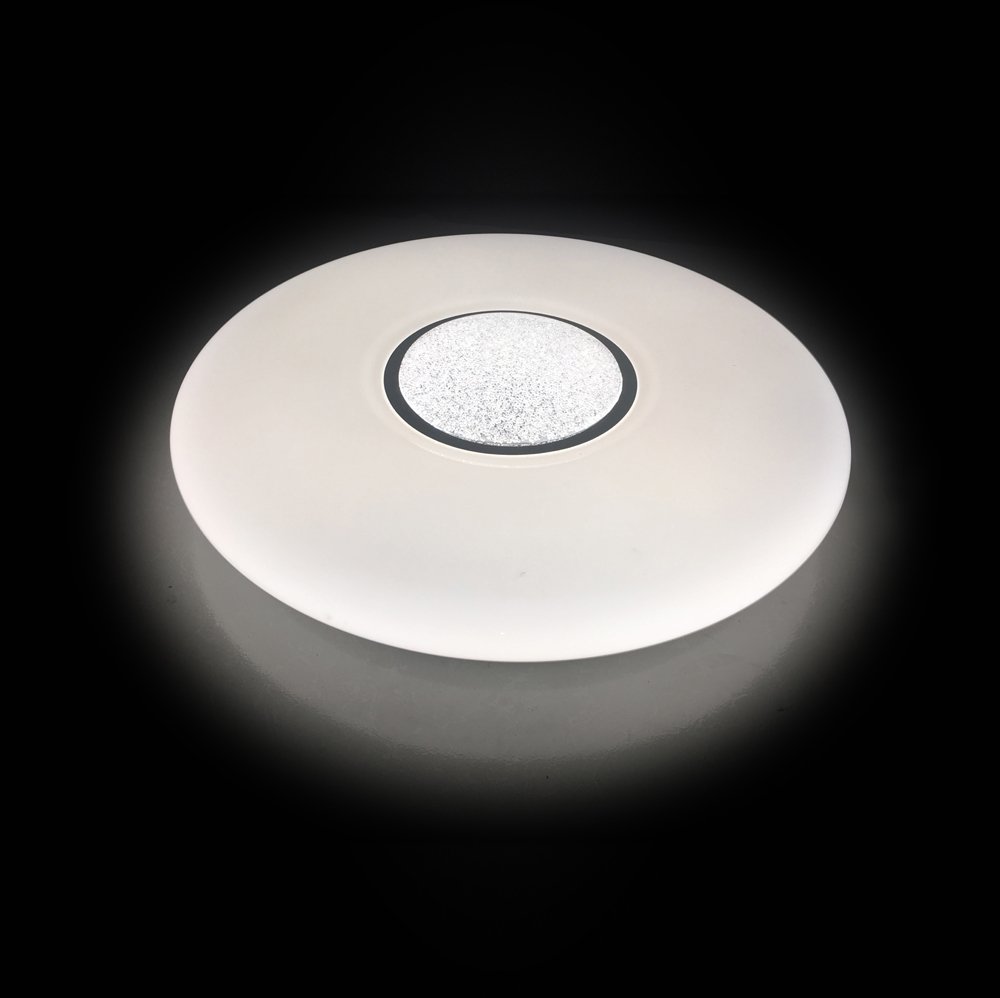 Lubinis LED šviestuvas SPECTOR LIGHT 17651S Tuya, 48W, 3000-6500K, 220-240V, 3600 lm, IP20, išmanusis, dimer., su pultu ir valdymu per programėlę, RGB, 490x490x75mm