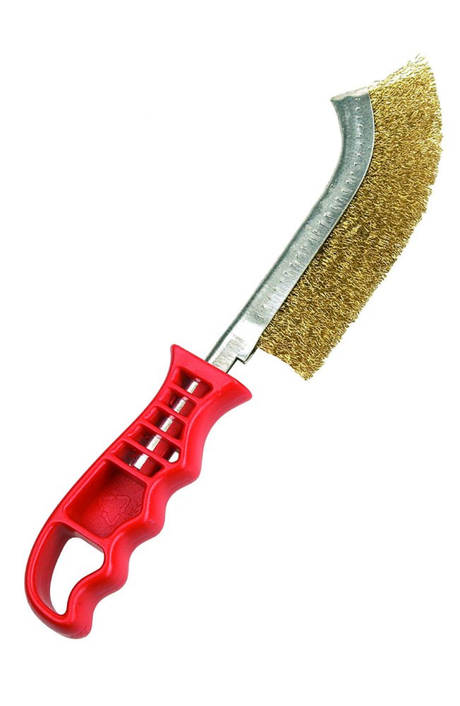 Šepetys šveitimui, 1 eilės metalinis šepetys