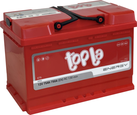 Akumuliatorius TOPLA ENERGY 12 V, 75 Ah, 750 A, EN