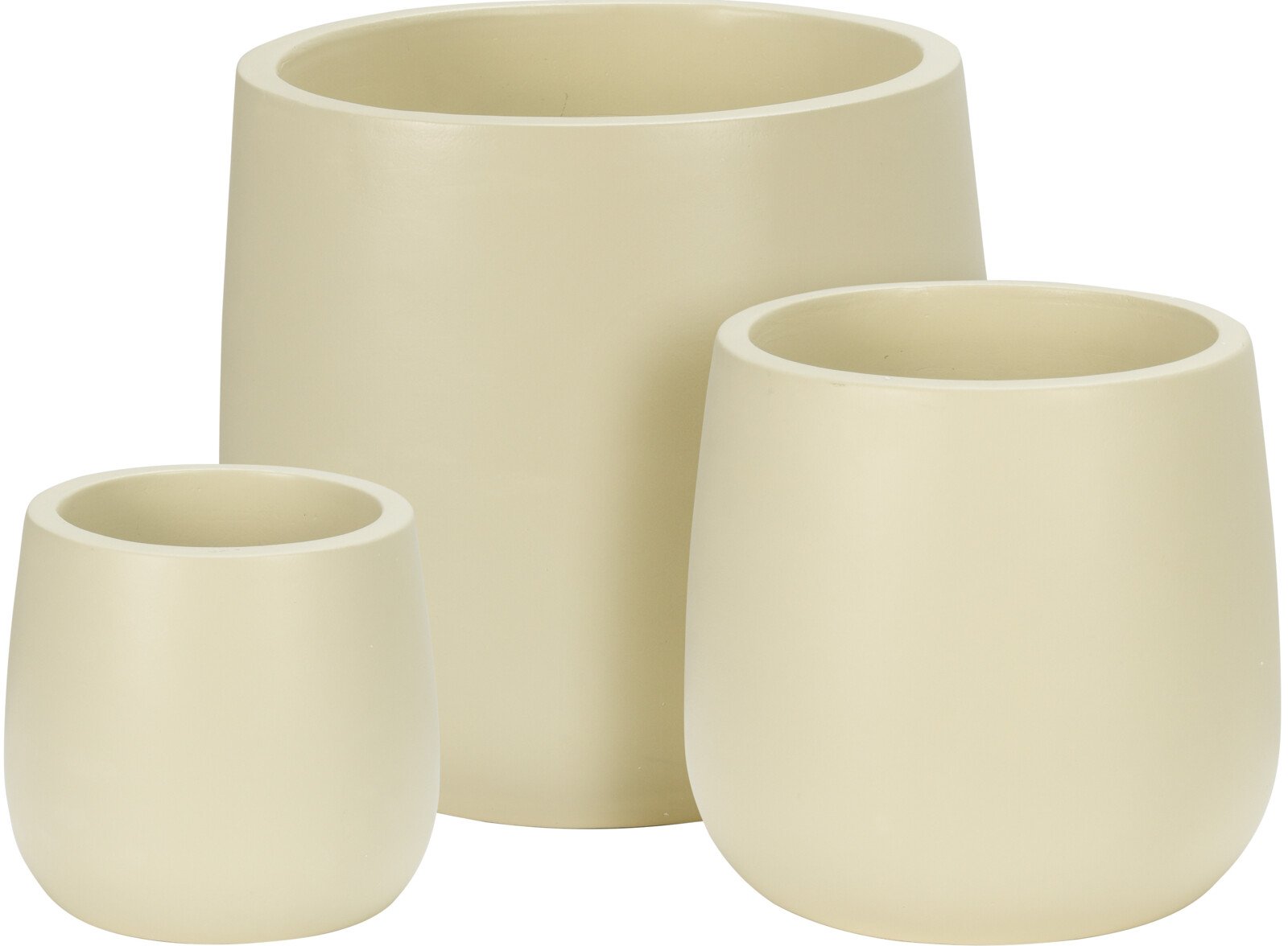 Lauko vazonas, matinės baltos sp., 37,5 x 37,5 x 32,5 cm.