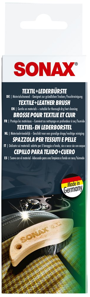 Automobilinis šepetys SONAX, odos ir tekstilės valymui, 19 x 6,5 cm