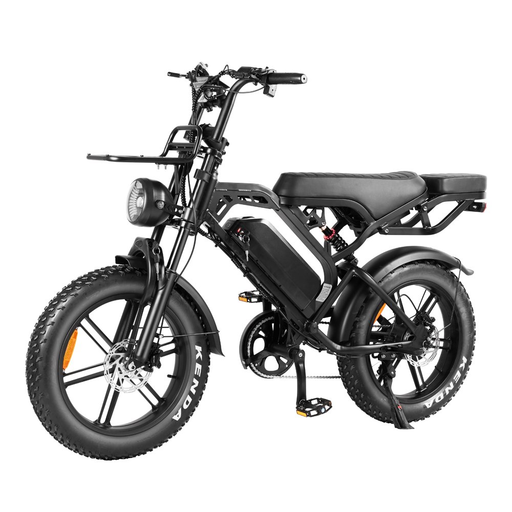Elektrinis dviratis Sponge Scrambler Fat bike 700W, 48V 15Ah ličio jonų baterija, 80km, juodas 