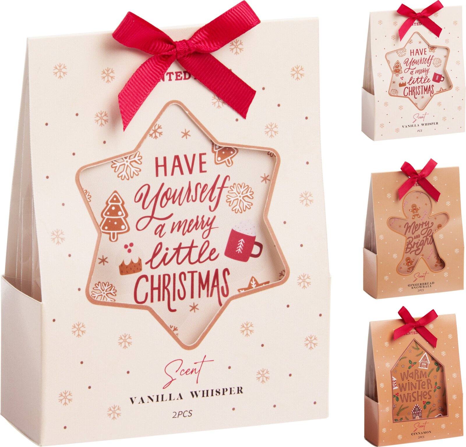 Kvepiantys maišeliai, 2 vnt., 3 skirtingi kvapai 9 x 12 x 4 cm