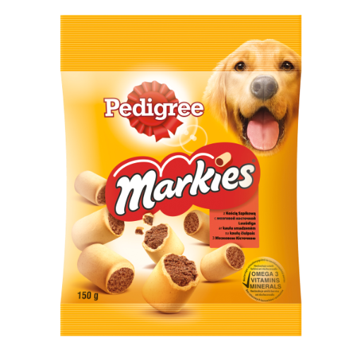 Skanėstas šunims PEDIGREE Markies, sausainiai, 150 g