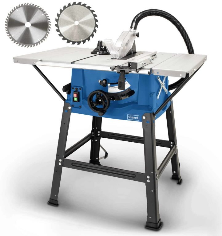 Staklės diskinio pjovimo SCHEPPACH HS100S su stalu ir papildomu disku